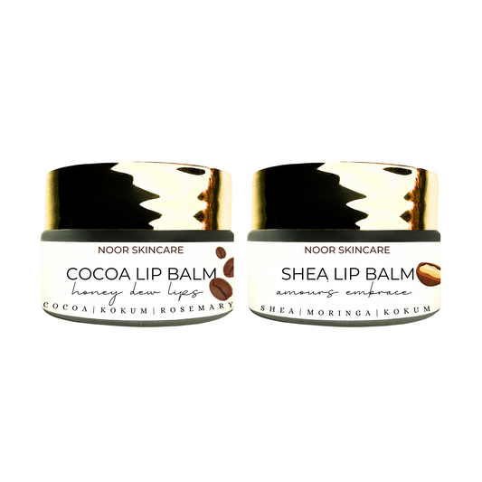 Combo: Cocoa Lip Balm + Shea Lip Balm